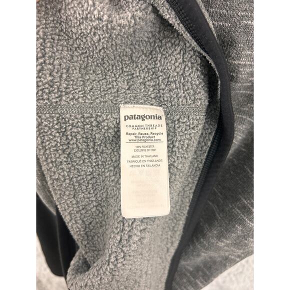 Patagonia Men’s M Better Sweater 1/4 Zip Gray Fleece Pullover - Picture 2 of 9